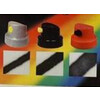 Aerosol paint spray nozzles and other accessories