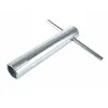 Spark plug key with shaft