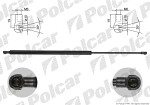 Gas spring RENAULT SCENIC,  99-