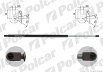 POLCAR (MADE IN EU) 9568AB1 / Gas spring TRANSPORT.(T5),04-09