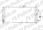 POLCAR 555108-2 / Radiator CORSA A 82-93