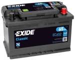 akku Exide Classic 65Ah 540A 278x175x175 -+ EC652