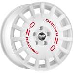 OZ Racing alumiinivanne Rally Racing Race White Red Lettering 7x17 4x108