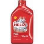 mineraalinen  moottoriöljy Helix HX3 15W-40 1l