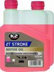 k2 2t stroke oil 2t moottoriöljy punainen 500ml