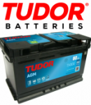 TUDOR 80AH 800A 315X175X190 -/+ 12V AGM Start/Stop TK800
