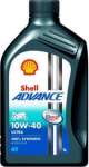 öljy SHELL 10W40 1L ADVANCE ULTRA 4T täyssynteettinen