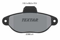 TEXTAR  Piduriklotsi komplekt, ketaspidur Q+ 2136502