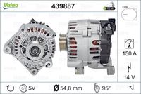  Generaator VALEO ORIGINS NEW 14V 439887