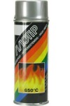 Heat resistant spray paint silver 400ml Motip