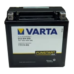 Motorcycle battery Varta  AGM 12V 12Ah 200A 152x88x147 +/- YTX14-BS/4