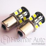 LED BA15s 19 SMD type led, CANBUS with error report remover, AMBER (oran˛) 2pc