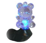 светильник - фигура  "Медведь" вращающихся цветов  12V