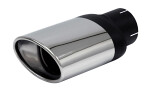 Exhaust blowpipe Superior 76 MM, stainless