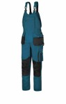 штаны, с подтяжками, размер: XL, материал: хлопок/но полиэстер, вес материал: 260g/m2, цвет: синий/зеленый