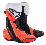 boots sport SUPERTECH R VENTED ALPINESTARS paint white/black/red/fluorestseeriv, dimensions 45