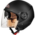 Helmet open SMK COOPER MATT BLACK MA200 paint black/matt, dimensions S Unisex