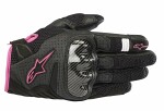gloves maanteesõiduks ALPINESTARS STELLA SMX-1 V2 WENTYLOWANE paint black/violet, dimensions L