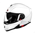 модуляр шлем SMK GLIDE белый GL100 цвет белый, размер XS Unisex