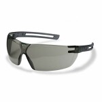 goggles Uvex X-fit, grey lens supravision excellence fog- and kriimustuskindla coating, frame black poolläbipaistev