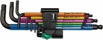 Wera HEX L-key set, multicolour, long arms, metric