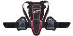 protection back ALPINESTARS NUCLEON KR-3 paint black/red, dimensions M (with braces)