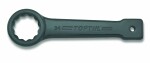TOPTUL Ring Wrench, extremely durable 25 mm, length. 162 mm, finish: black, Cr-Mo / steel chrome-molybdenum
