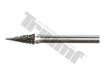 mill cemented conical sharp ending 8mm. length 60mm triumf