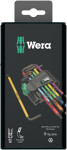 Wera 967/9 TORX Tamper proof L-key set 9pcs TX 8-40, Multicolour, Blacklaser