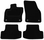 mats velour (front - rear, velour, set, 4pc, paint black) AUDI Q2 07.18- Suv