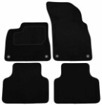 mats velour (front - rear, velour, set, 4pc, paint black) AUDI Q7 07.18- Suv