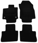 mats velour (front - rear, velour, set, 4pc, paint black) TOYOTA RAV 4 V 12.18- Suv