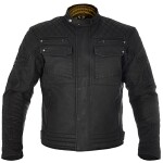 jacket for motorcyclist OXFORD HARDY WAX paint black, dimensions S