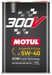 engine oil MOTUL 300V COMPETITION SAE 5W40  5L Full synth