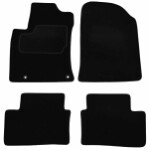 mats velour (front - rear, velour, set, 4pc, paint black) KIA XCEED 06.19- Suv