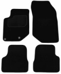 matot veluuri (etu - taka, veluuri, sarja, 4 kpl, väri musta) PEUGEOT 208 II 06.19- Hatchback
