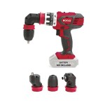 drill-screwdriver impact angled, replaceable, sockets, 18V AQ-ONE, 58 NM, without battery