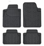 floor mats rubber Universal (set, 4pc, paint black)