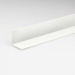 profile PVC 2000mm x 10mm x 10mm L white