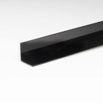 profile PVC 1000mm x 25mm x 25mm L black
