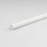 profile PVC LATT 1000mm x  8mm O white
