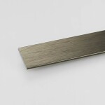 Alumīnija profila anodētas otas. titāns 1000 mm x 30 mm x 2 mm