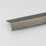 Alumīnija profila anodētas birstes. titāns 1000 mm x 25 mm x 25 mm