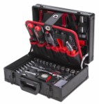 set tools, combined 114 pc, plug / spindle: 1/4; 3/8", package: plastic case