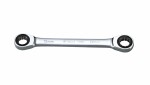 Wrench ring/a / Ratchet, Double sided/a, dimensions meter: 12mm, 13 mm, length.: 166 mm, Dura-chr v.