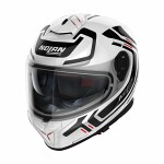 шлем интегрированный с козырьком NOLAN N80-8 ALLY N-COM 52 цвет белый/черный, размер L Unisex