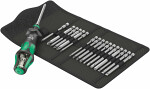 Wera Kraftform Kompakt Turbo 1 screwdriver handle and 89mm SL+PH+PZ+TORX+HEX bits set 18 pcs