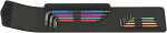 Wera 950/9 L-HEX key set, imperial, BlackLaser Multicolour 5/64" - 3/8"