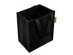 shoppingväska, färg: svart, material: filt / polypropen