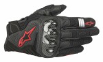 gloves maanteesõiduks ALPINESTARS SMX-1 V2 WENTYLOWANE, paint: black/red/fluorestseeriv, dimensions L